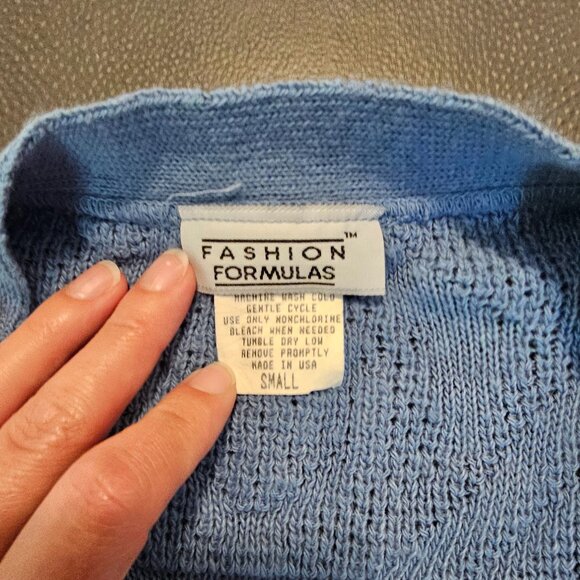 Fashion Formulas Blue Blouse - Picture 5 of 5